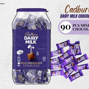 𝐂𝐚𝐝𝐛𝐮𝐫𝐲 𝐃𝐚𝐢𝐫𝐲 𝐌𝐢𝐥𝐤 𝐂𝐡𝐨𝐜𝐨𝐥𝐚𝐭𝐞 𝟗𝟎𝐩𝐜𝐬 𝐉𝐚𝐫 (𝐌𝐚𝐥𝐚𝐲𝐬𝐢𝐚)